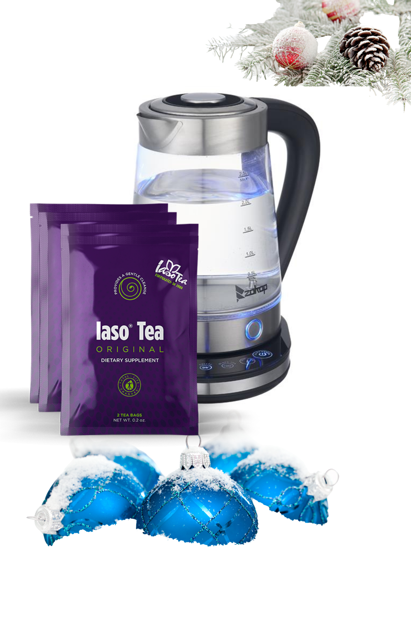 Premium AI Image  Electric kettle boiling water for tea generative IA