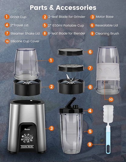 11 Pieces Personal Blender_5