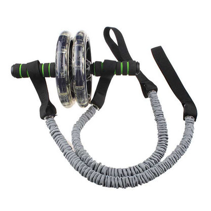 Portable Abdominal Fitness Wheel Auxiliary Pull Rope_1